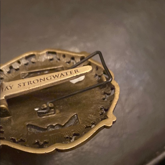 Jay Strongwater Red and Gold Ornate Picture Frame - Picture 3 of 5